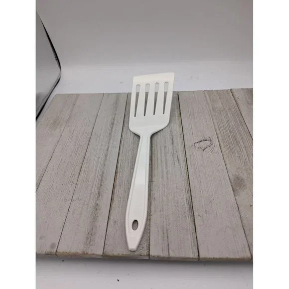 Hutzler Spatula Nylon Slotted Reinforced Turner Flipper No 717 White LOPOL - Picture 7 of 7